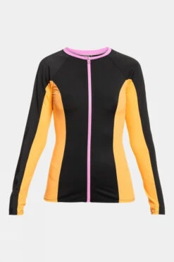 Roxy Womens Active Zipped Longsleeve Rashguard