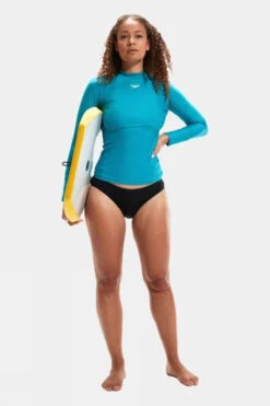 Speedo Womens Long Sleeve Rash Top Swimwear Top 12 Speedo Womens Long Sleeve Rash Top Swimwear Top -Outdoor Clothing Store f11bac0043 4343 e