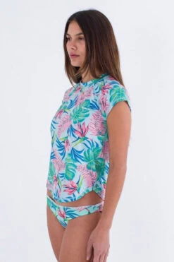 Hurley Womens Java Tropical Swim Top -Outdoor Clothing Store f11bac0048 3587 b
