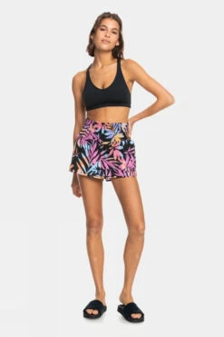 Roxy Womens Move Free High-Waisted Shorts 7 Roxy Womens Move Free High-Waisted Shorts -Outdoor Clothing Store f11caa0050 3587 d