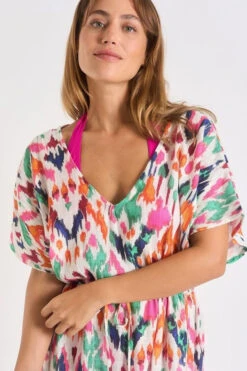 Livia Womens Akyra Cotmakassar Beach Dress -Outdoor Clothing Store f11dd90090 1087 a