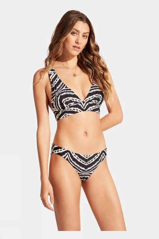 Seafolly Womens "V" Neck Crop Top Bikini Top 2 Seafolly Womens "V" Neck Crop Top Bikini Top - Image 2