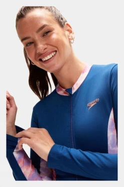 Speedo Womens Long Sleeve Panel Swimsuit -Outdoor Clothing Store f11ib90195 4085 e