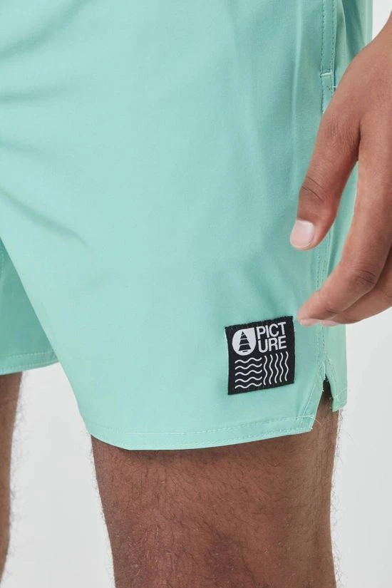 Picture Mens Piau Solid 15" Board Shorts 9 Picture Mens Piau Solid 15" Board Shorts - Image 9