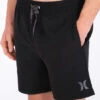 Hurley Mens Solid Volley 17" Swim Shorts