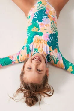 Roxy Girls Paradisiac Island Onesie Swimsuit -Outdoor Clothing Store f14ib90076a 3604 e