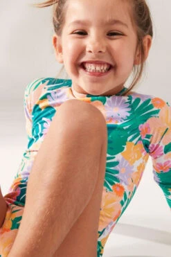 Roxy Girls Paradisiac Island Onesie Swimsuit -Outdoor Clothing Store f14ib90076a 3604 f