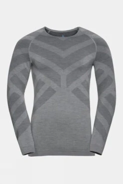 Odlo Mens Natural + Kinship Long Sleeve Crew Neck