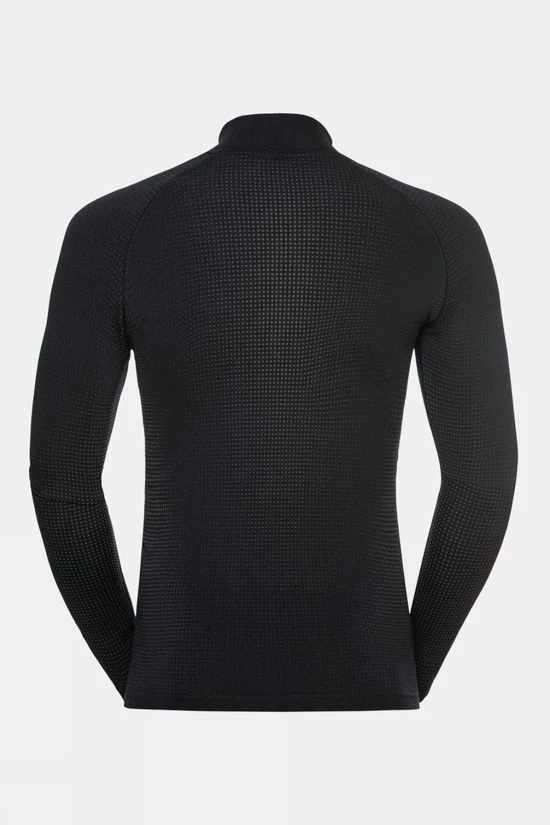 Odlo Mens Performance Warm Eco Long Sleeve Zip Neck 2 Odlo Mens Performance Warm Eco Long Sleeve Zip Neck - Image 2